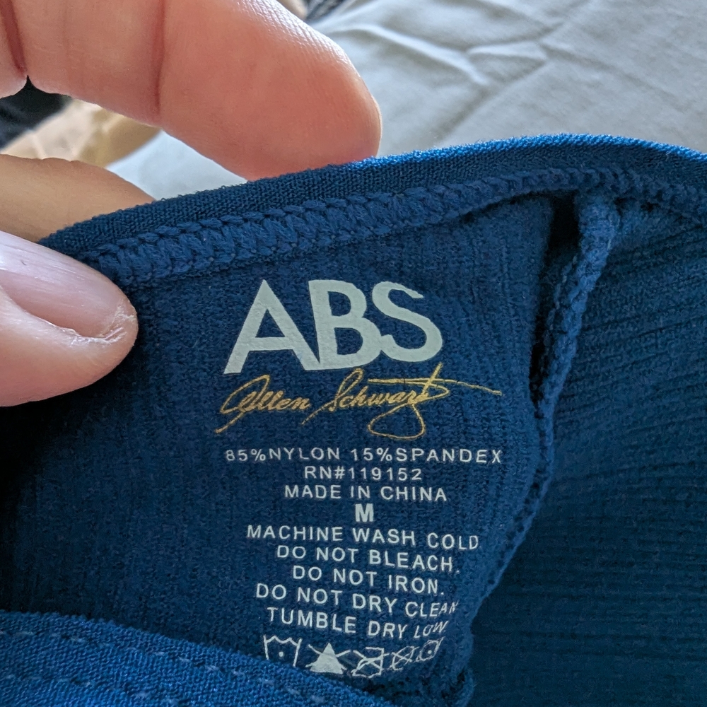Allen B. By Allen Schwartz Deep Blue Strappy Bralette - Picture 5 of 5